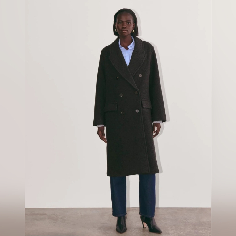 Women's Everlane Charcoal Coat